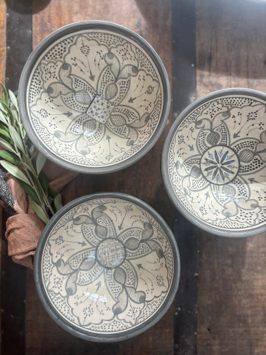 Marockansk skål 'Safi' Grey