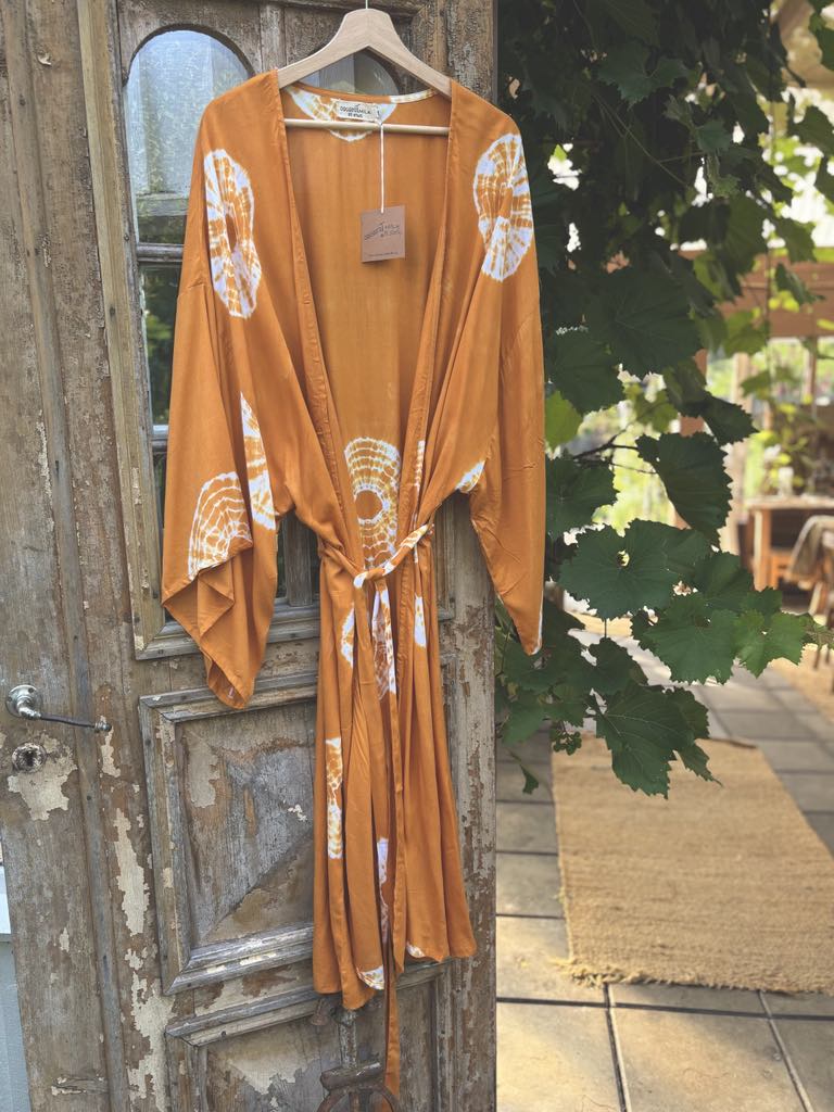Kimono Yellow Circle Coconut milk