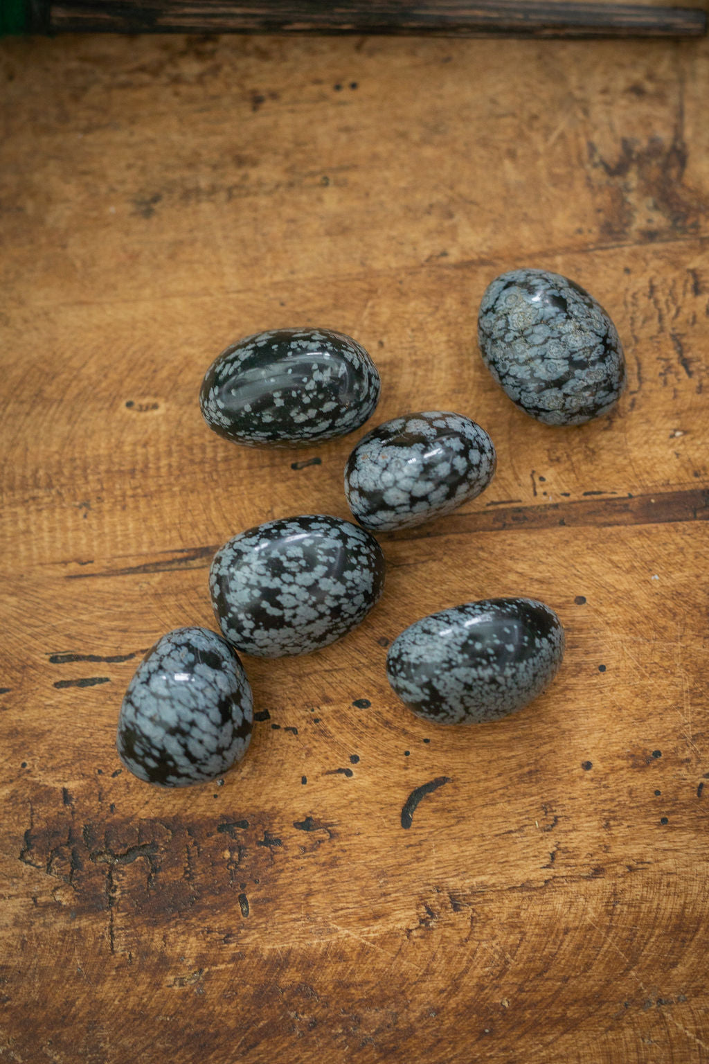 Obsidian snöflinga