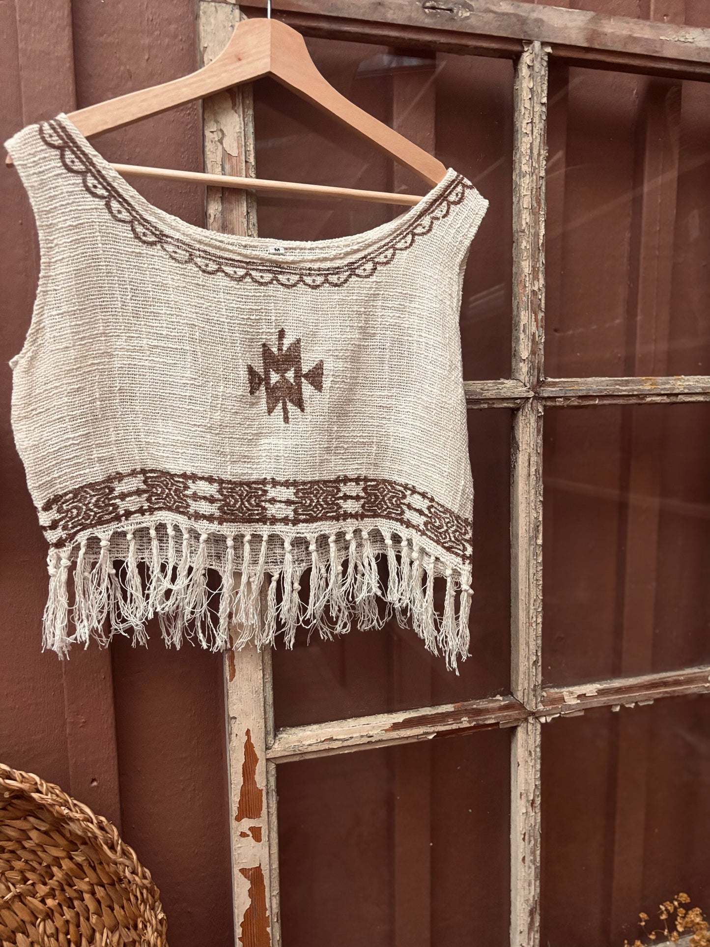 Boho-linne med fransar