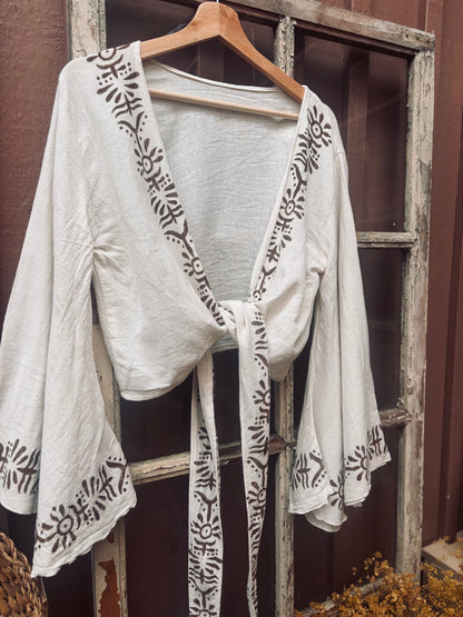 Boho-set med topp &amp; sarong