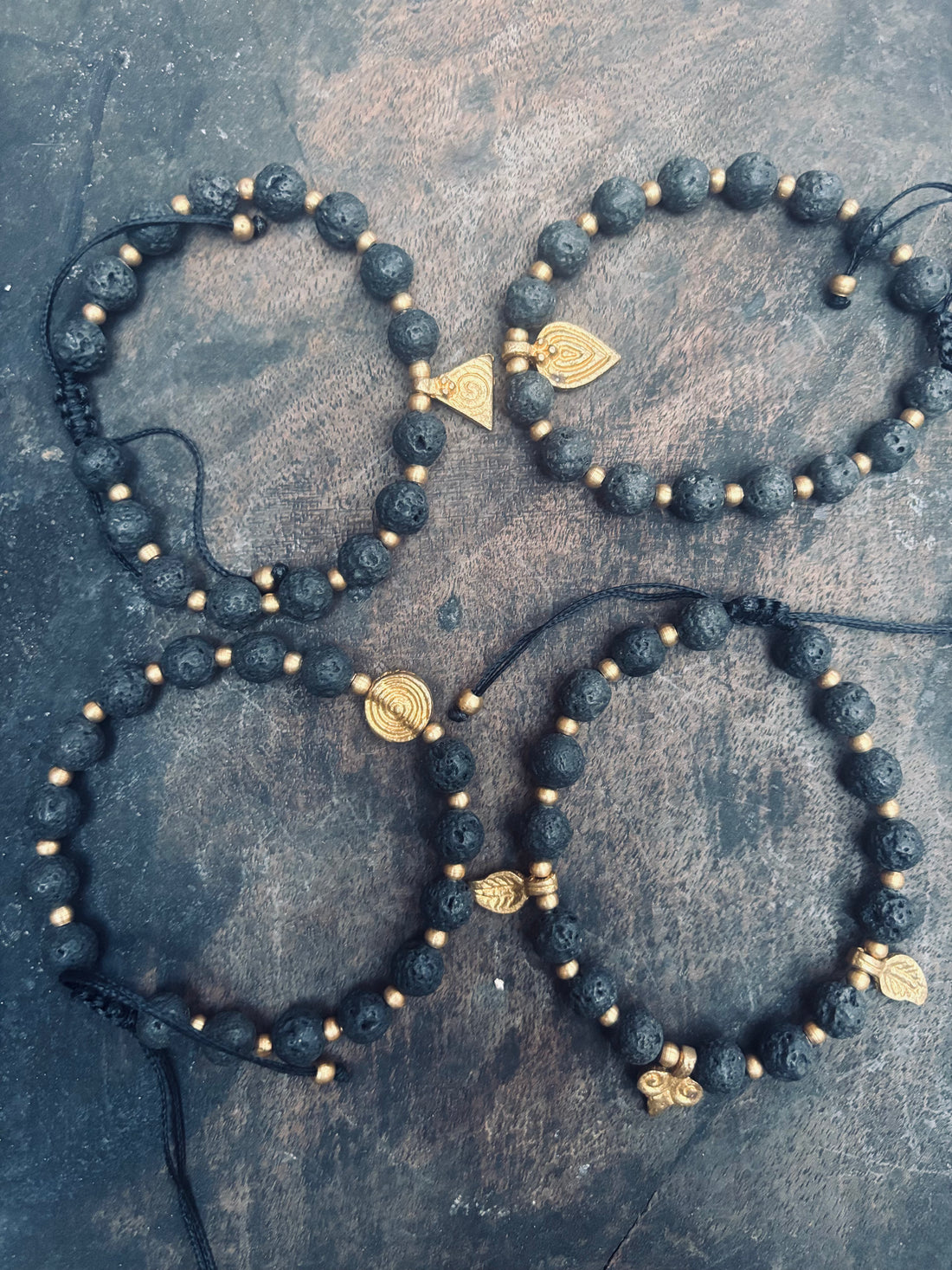 Armband Lava Mässing