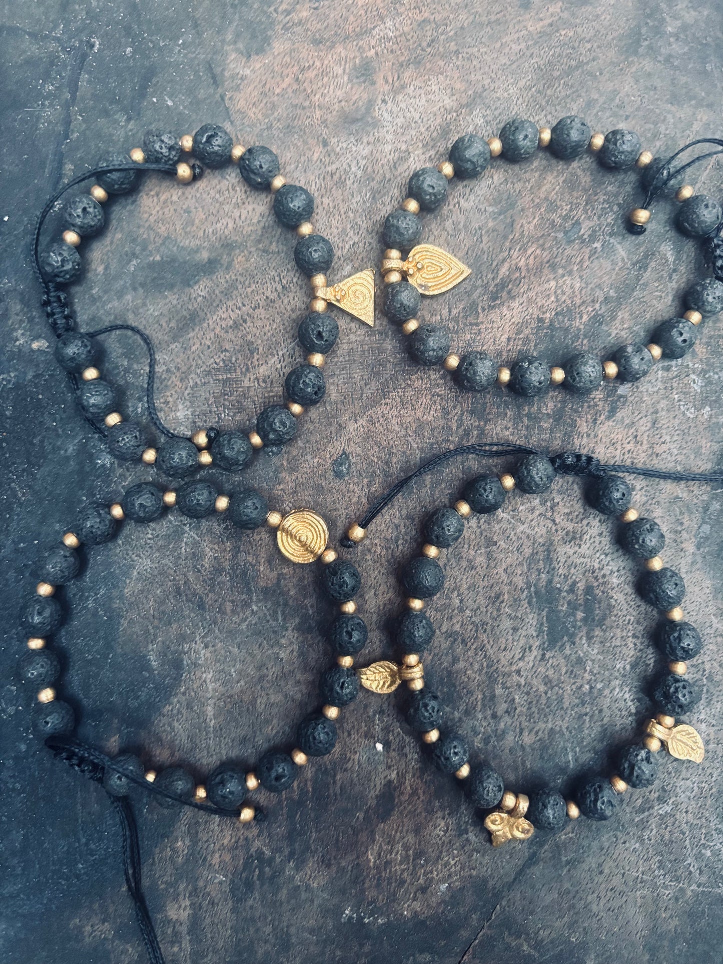 Armband Lava Mässing