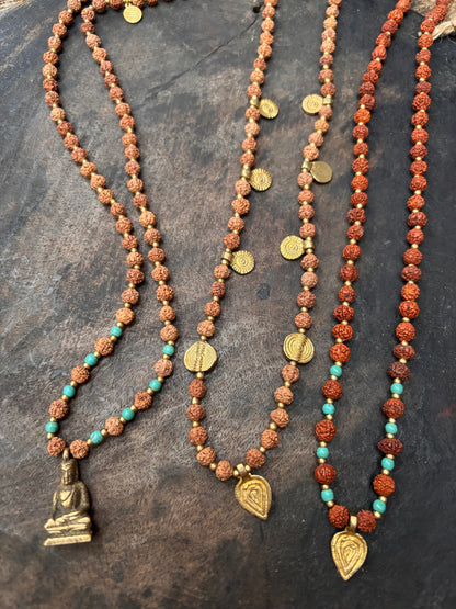 Halsband Rudraksha