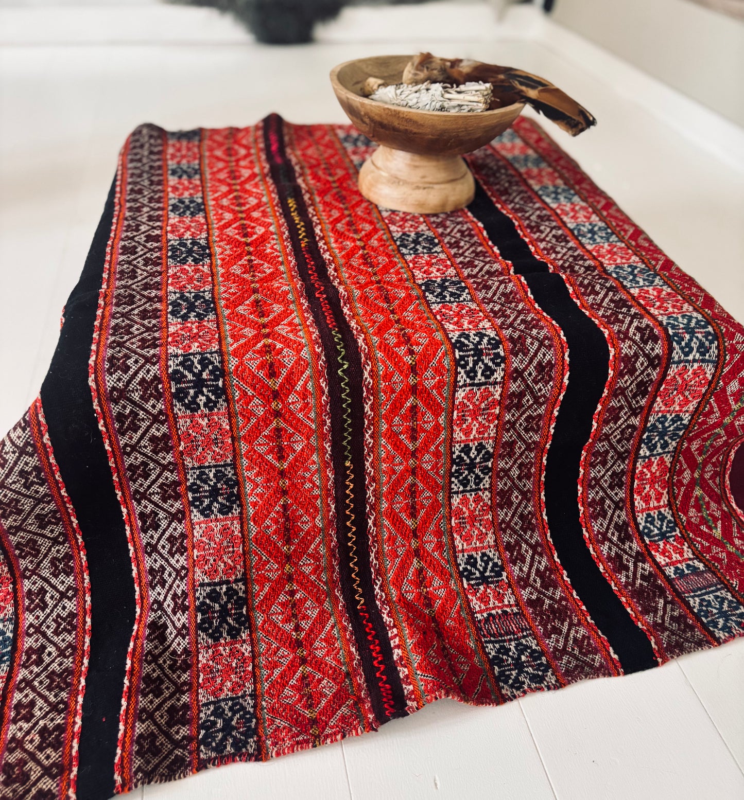 Vacker handvävd Altarduk från Peru