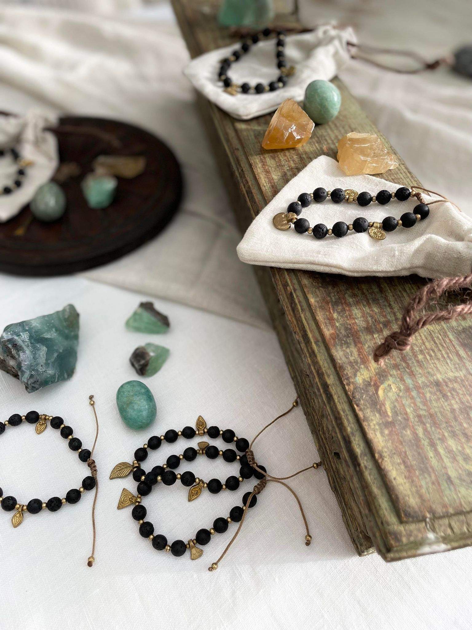 Armband Lava Mässing