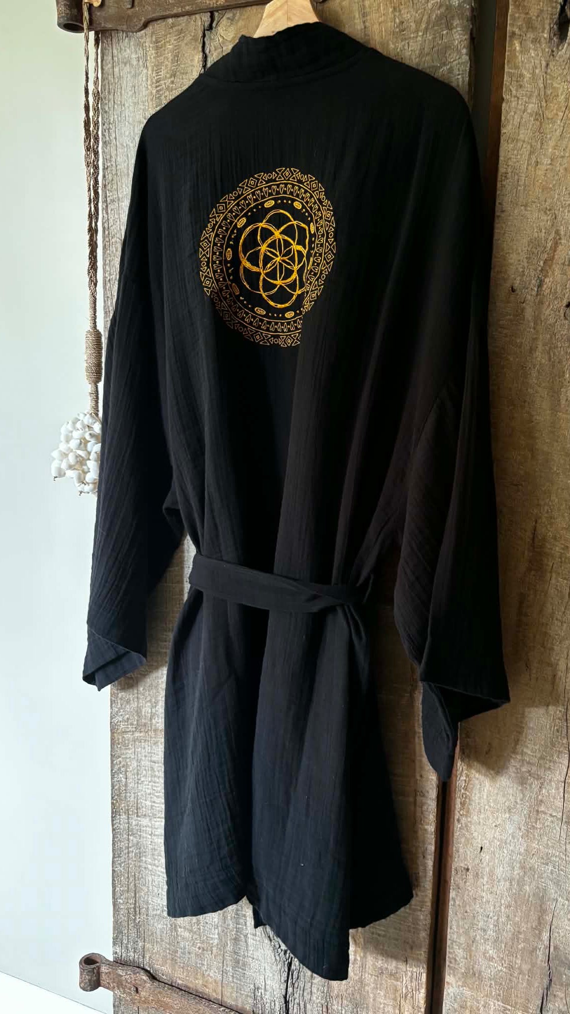 Gaia kimono svart MÄN