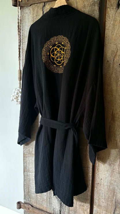 Gaia kimono svart MÄN