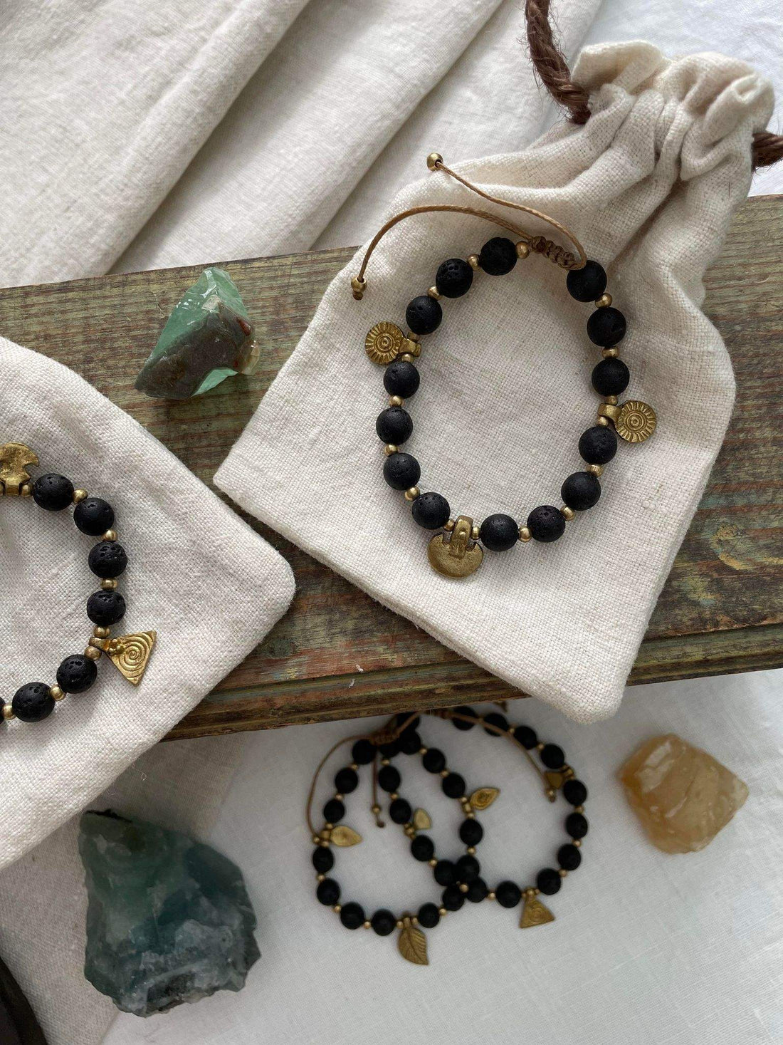 Armband Lava Mässing